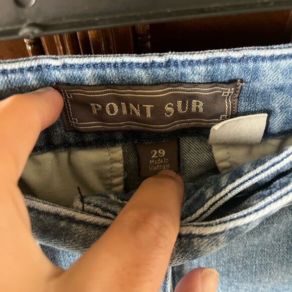 J Crew Point Sur high rise wide leg crop jeans - Picture 5 of 10